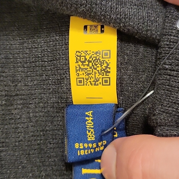 NWT Men's XL Polo Ralph Lauren French Knit Half-Zip Long Sleeve Pullover Sweater - Picture 6 of 9